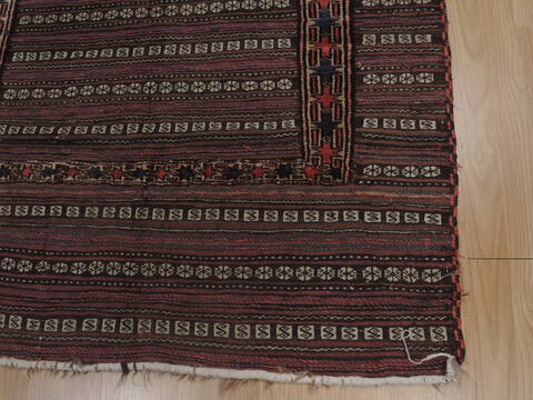 Kilim Brown Square Flat Woven 38 X 40  Area Rug 100-109578 Image 7