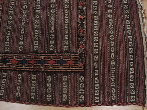 Kilim Brown Square Flat Woven 38 X 40  Area Rug 100-109578 Image 9