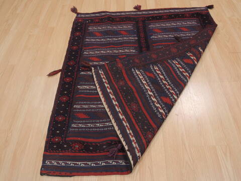Kilim Red Square Flat Woven 39 X 43  Area Rug 100-109580 Image 12