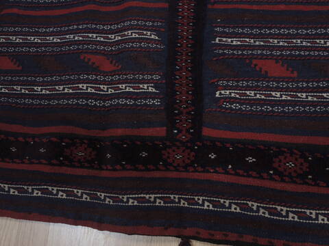 Kilim Red Square Flat Woven 39 X 43  Area Rug 100-109580 Image 7