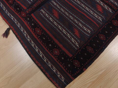 Kilim Red Square Flat Woven 39 X 43  Area Rug 100-109580 Image 8