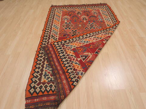 Kilim Red Flat Woven 43 X 73  Area Rug 100-109584 Image 13