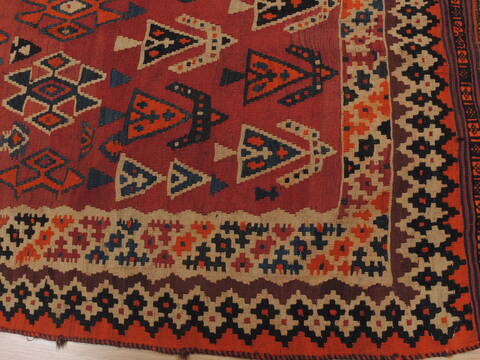 Kilim Red Flat Woven 43 X 73  Area Rug 100-109584 Image 17