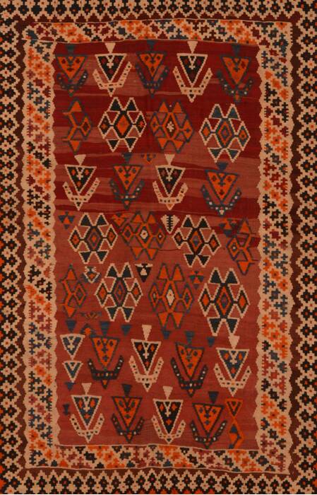 Kilim Red Flat Woven 43 X 73  Area Rug 100-109584 Image 0
