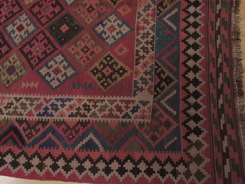 Kilim Purple Flat Woven 51 X 77  Area Rug 100-109589 Image 12