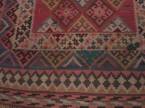 Kilim Purple Flat Woven 51 X 77  Area Rug 100-109589 Image 8