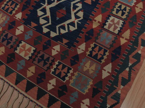 Kilim Red Flat Woven 310 X 510  Area Rug 100-109601 Image 4