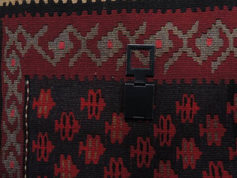Kilim Red Runner Flat Woven 55 X 97  Area Rug 100-109614 Image 9