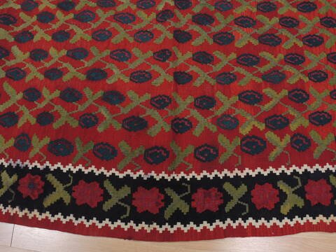 Kilim Red Flat Woven 61 X 89  Area Rug 100-109616 Image 6