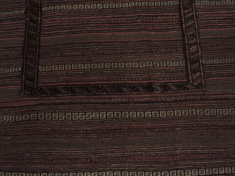 Kilim Brown Flat Woven 42 X 47  Area Rug 100-109619 Image 4