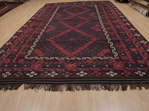 Kilim Red Flat Woven 86 X 137  Area Rug 100-109627 Image 1