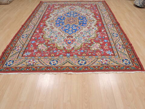 Kilim Orange Flat Woven 69 X 96  Area Rug 100-109631 Image 4
