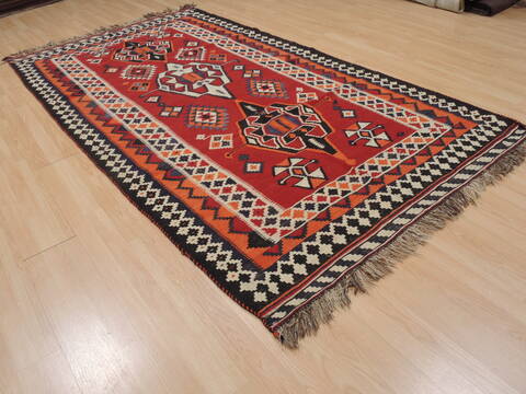 Kilim Red Flat Woven 53 X 711  Area Rug 100-109634 Image 3