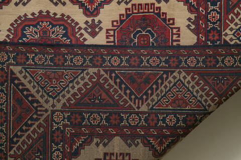 Khan Mohammadi Beige Hand Knotted 68 X 97  Area Rug 700-109732 Image 2