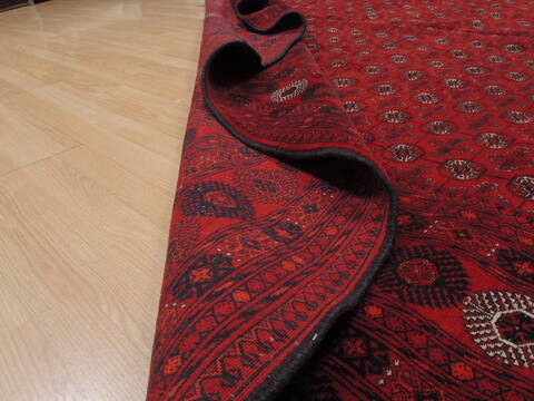 Khan Mohammadi Red Hand Knotted 910 X 157  Area Rug 100-109751 Image 13