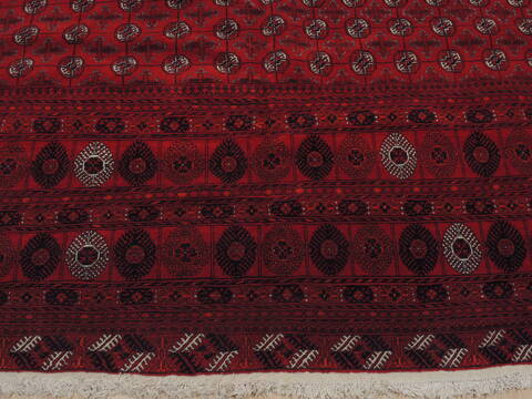 Khan Mohammadi Red Hand Knotted 910 X 157  Area Rug 100-109751 Image 15