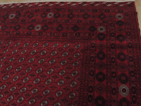 Khan Mohammadi Red Hand Knotted 910 X 157  Area Rug 100-109751 Image 17