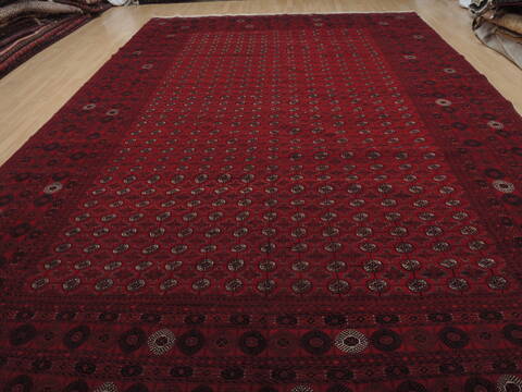 Khan Mohammadi Red Hand Knotted 910 X 157  Area Rug 100-109751 Image 1