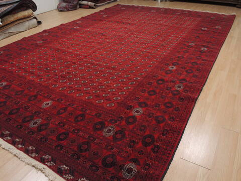 Khan Mohammadi Red Hand Knotted 910 X 157  Area Rug 100-109751 Image 5