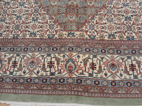 Mahi Green Hand Knotted 100 X 146  Area Rug 100-109766 Image 7