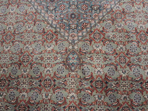 Mahi Green Hand Knotted 100 X 146  Area Rug 100-109766 Image 9