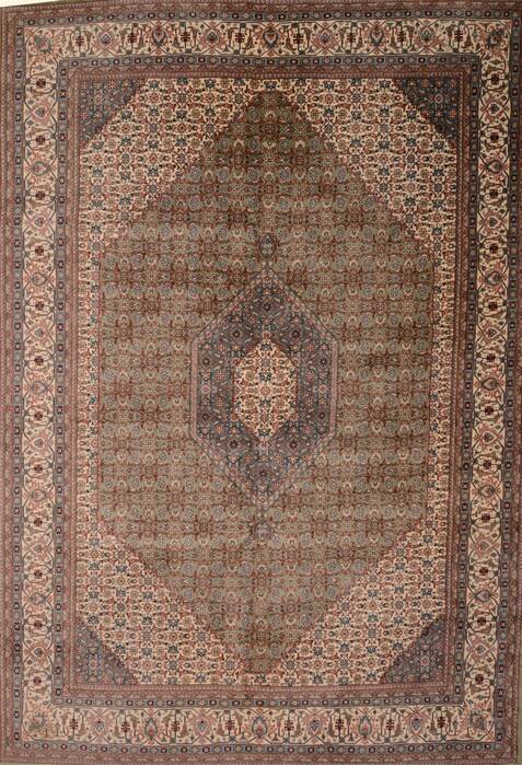 Mahi Green Hand Knotted 100 X 146  Area Rug 100-109766 Image 0