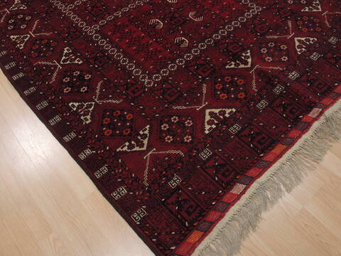 Khan Mohammadi Red Hand Knotted 57 X 73  Area Rug 100-109811 Image 11