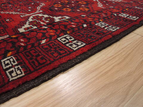Khan Mohammadi Red Hand Knotted 57 X 73  Area Rug 100-109811 Image 12