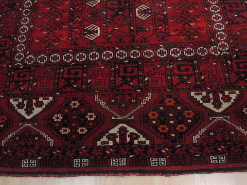 Khan Mohammadi Red Hand Knotted 57 X 73  Area Rug 100-109811 Image 8