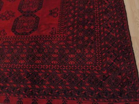 Khan Mohammadi Red Hand Knotted 109 X 137  Area Rug 100-109814 Image 10