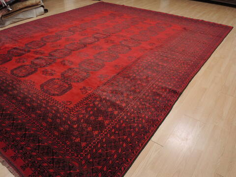 Khan Mohammadi Red Hand Knotted 109 X 137  Area Rug 100-109814 Image 6