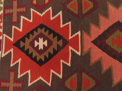 Kilim Brown Flat Woven 28 X 51  Area Rug 100-109818 Image 5