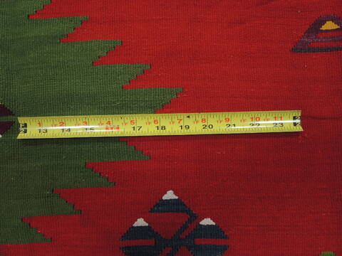 Kilim Green Flat Woven 80 X 128  Area Rug 100-109832 Image 11