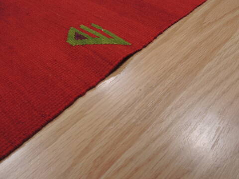 Kilim Green Flat Woven 80 X 128  Area Rug 100-109832 Image 9