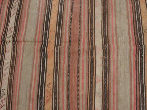 Kilim Red Runner Flat Woven 46 X 90  Area Rug 100-109849 Image 4