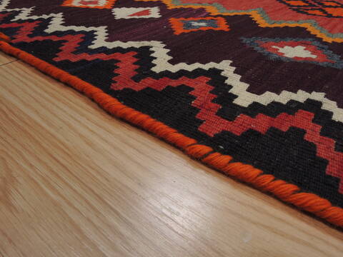 Kilim Red Runner Flat Woven 49 X 96  Area Rug 100-109859 Image 6