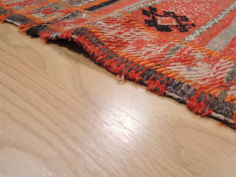 Kilim Red Flat Woven 411 X 94  Area Rug 100-109861 Image 5