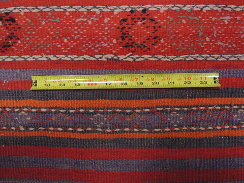 Kilim Red Flat Woven 411 X 94  Area Rug 100-109861 Image 7