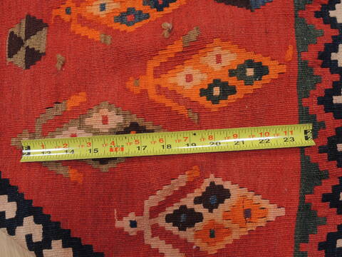 Kilim Red Runner Flat Woven 42 X 1510  Area Rug 100-109862 Image 10