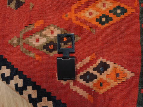 Kilim Red Runner Flat Woven 42 X 1510  Area Rug 100-109862 Image 11