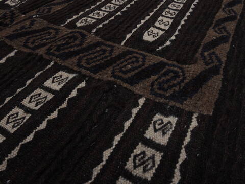 Kilim Brown Flat Woven 310 X 47  Area Rug 100-109864 Image 5