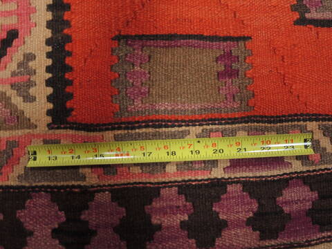 Kilim Red Flat Woven 410 X 87  Area Rug 100-109866 Image 6
