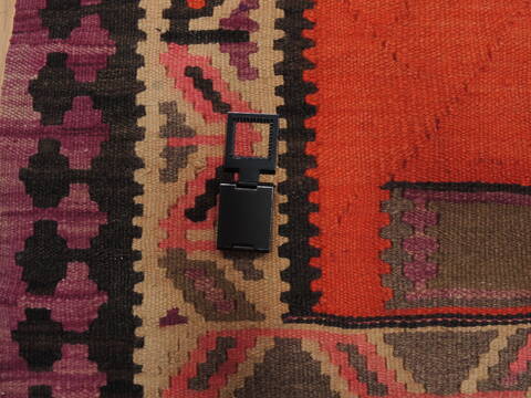 Kilim Red Flat Woven 410 X 87  Area Rug 100-109866 Image 7