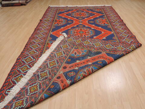 Kilim Blue Flat Woven 63 X 115  Area Rug 100-109870 Image 10