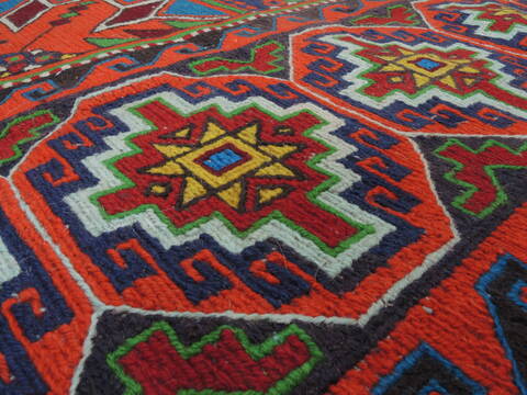 Kilim Blue Flat Woven 63 X 115  Area Rug 100-109870 Image 9