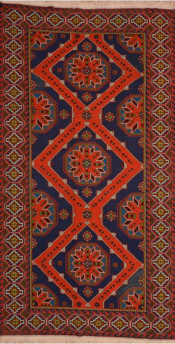 Kilim Blue Flat Woven 63 X 115  Area Rug 100-109870 Image 0