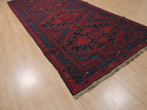 Kilim Red Flat Woven 57 X 129  Area Rug 100-109872 Image 3