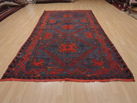 Kilim Red Flat Woven 57 X 114  Area Rug 100-109873 Image 1