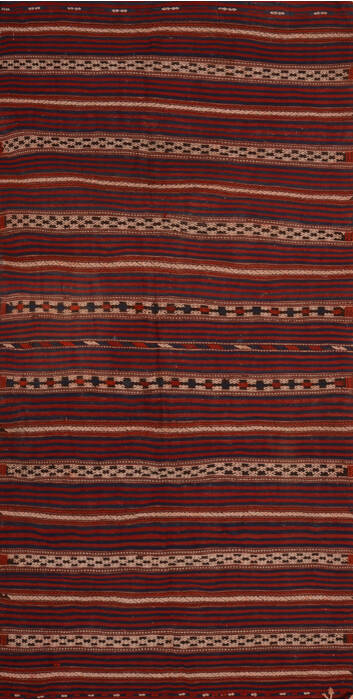 Kilim Red Runner Flat Woven 49 X 911  Area Rug 100-109874 Image 0