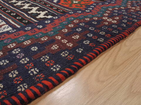Kilim Red Flat Woven 53 X 70  Area Rug 100-109892 Image 8